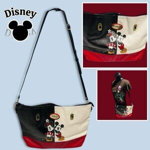 Bradford Exchange Disney Mickey & Minnie Mouse Refurbished Tote Bag Purse. READ!